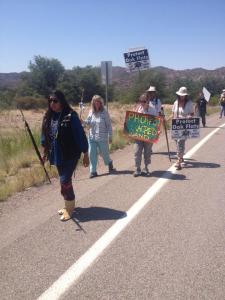 Walking into Oak Flat (photo courtesy of Anna Jeffrey)