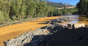 A recent mine wastewater spill caused the Animas River to turn a deep shade of orange