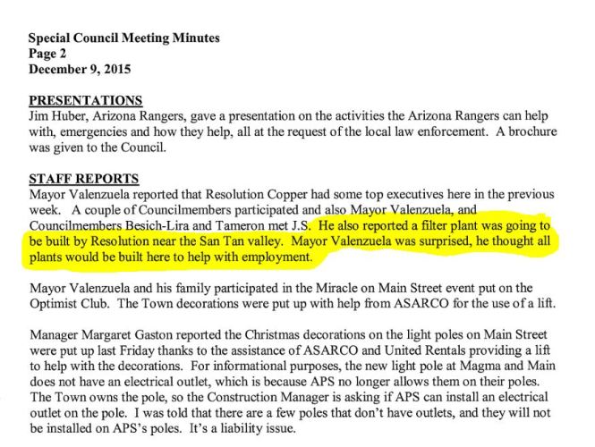 Superior Dec minutes